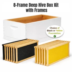 8-Frame Deep Hive Box Kit with Frames