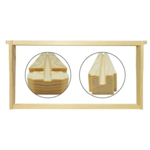Unassembled frames (wedged top bar)