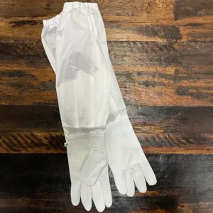 Goatskin Beekeeping Gloves with Nylon Sleeve